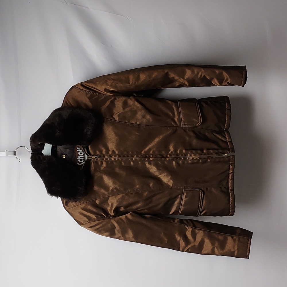 Vintage Schott Made In U.S.A Women's Brown Jacket Size S